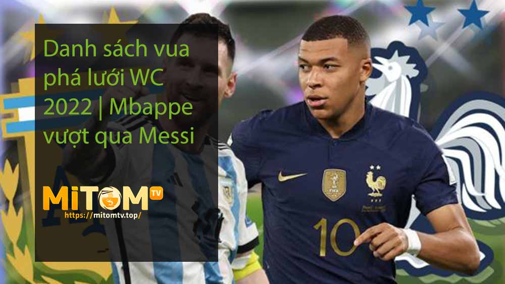 Danh sách vua phá lưới WC 2022 Mbappe vượt qua Messi