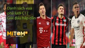 Danh sách vua phá lưới C1 Giải đấu hấp dẫn